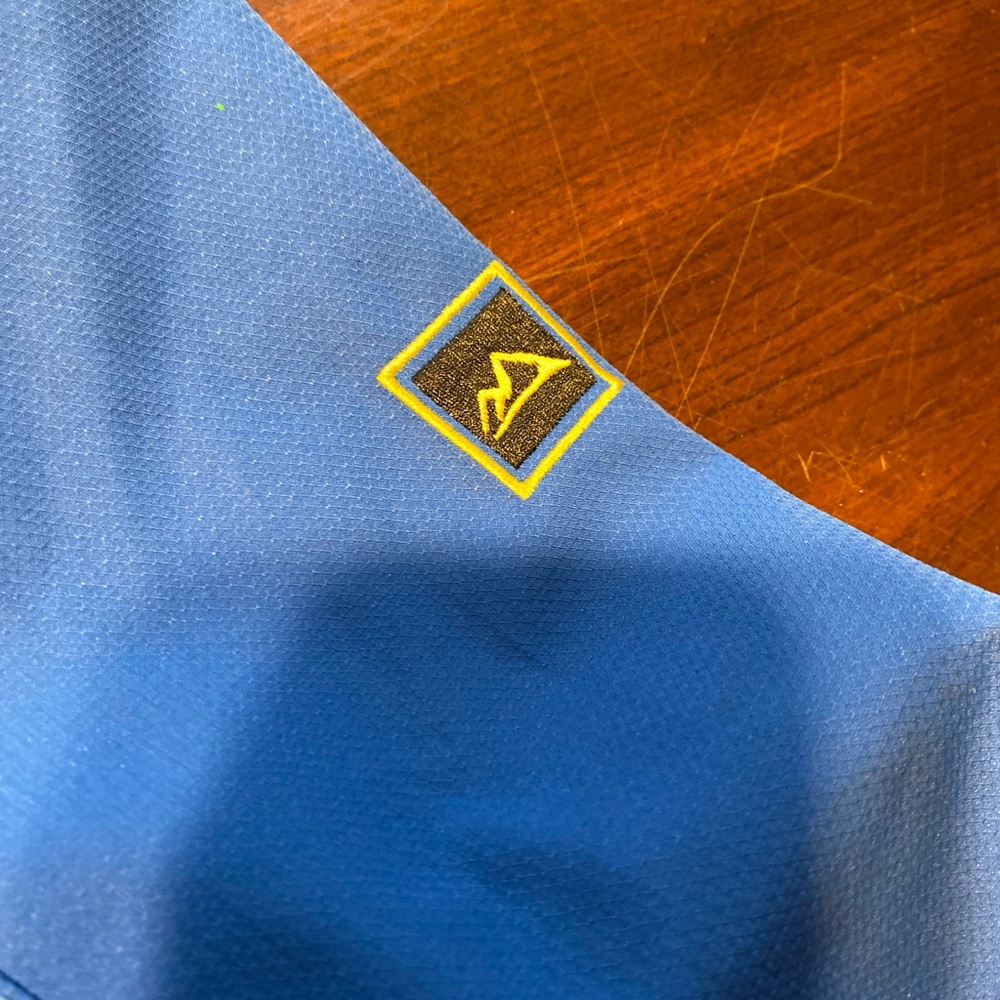 Men's Blue Ski Jacket - Performance Snow Shell - Picture 3 of 5